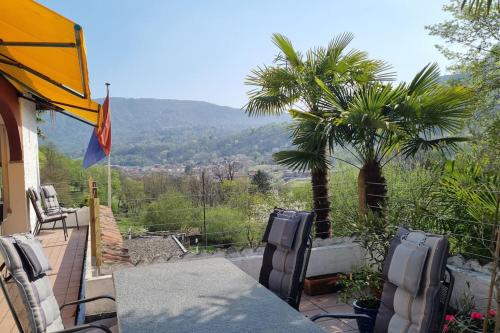 Balkon/terasa, Sonniges Haus in Croglio