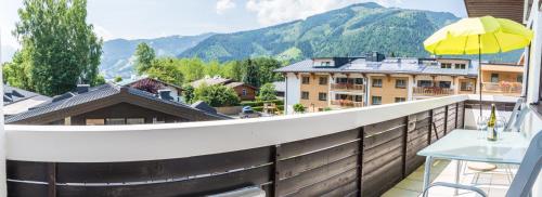 Balcon/terrasse, Apartment Seeblick in Wiesenlehen