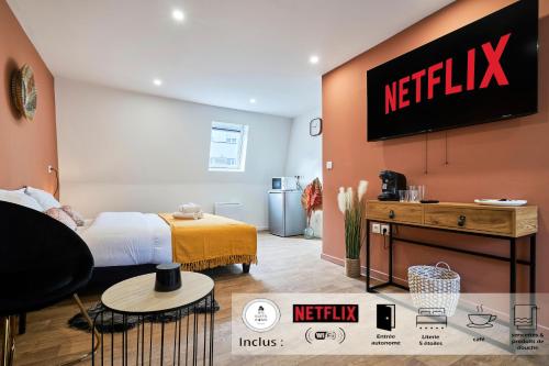 NG SuiteHome - Lille l Roubaix Barbieux l Miln - Netflix - Wifi - Location saisonnière - Roubaix