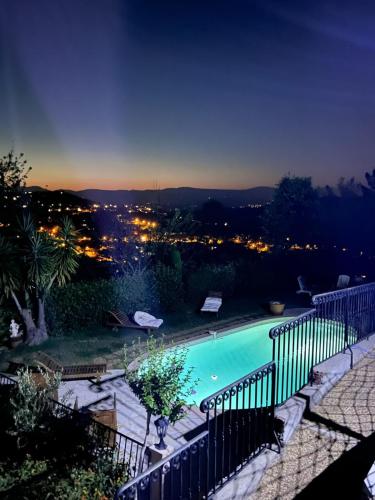 Family Villa for 12 with Pool - Sea & Nature View near Cannes