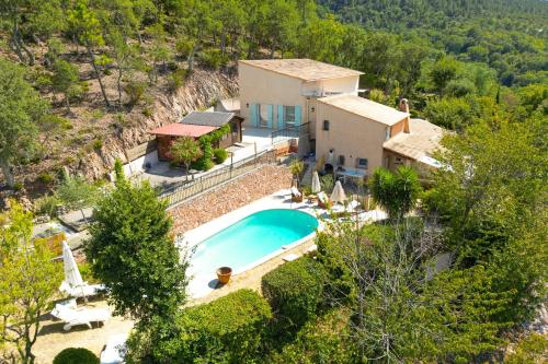 Family Villa for 12 with Pool - Sea & Nature View near Cannes