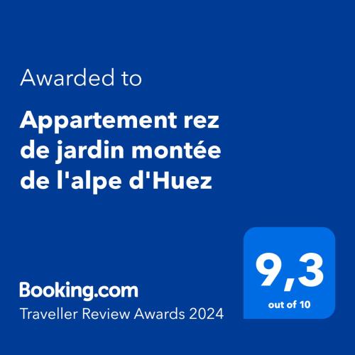 Appartement rez de jardin montée de l'alpe d'Huez 3