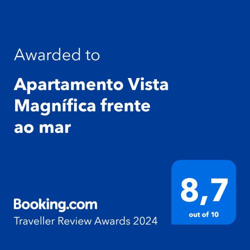 Apartamento Vista Magnífica frente ao mar