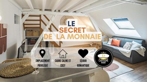 Secret de la Monnaie - Duplex - 2 Personnes - Rue Historique de Troyes - Location saisonnière - Troyes