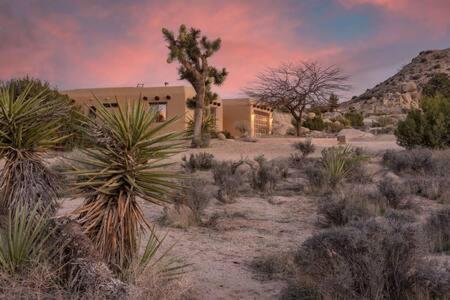 Hot Tub Boulders Art-Infused Adobe- Stella in Yucca Valley, USA