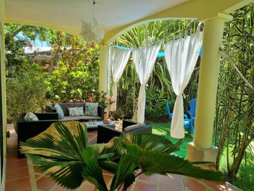 Balkons/terase, Down by the Sea, the beachfront Apartment & Studio in San Francisco de Coyote