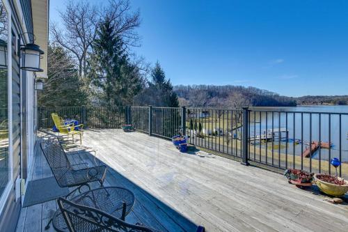 Lakefront Radford Home with Wraparound Deck!