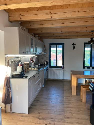 Kitchen, Ubytovani U Starych in Zajeci