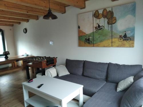 Shared lounge/TV area, Ubytovani U Starych in Zajeci