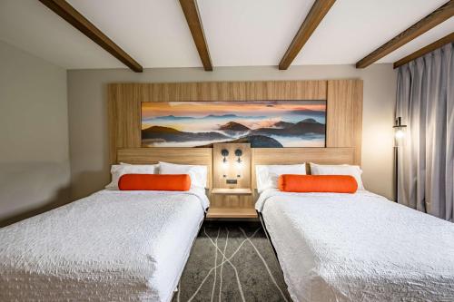2 queen beds