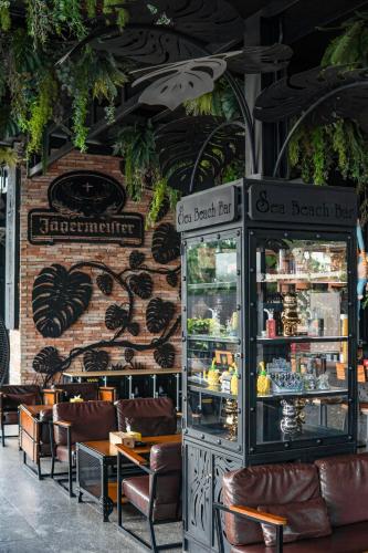 Μπυραρία/Σαλόνι, Sea Beach Hostel & Club Beachfront 18-39 years only in Κράμπι