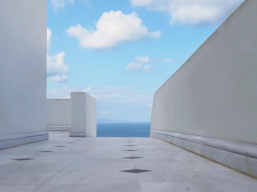 The Palm Rock, Finikia Santorini gîte à louer Foinikiá