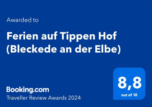 المرافق, Ferien auf Tippen Hof (Bleckede an der Elbe) in بليكيدي