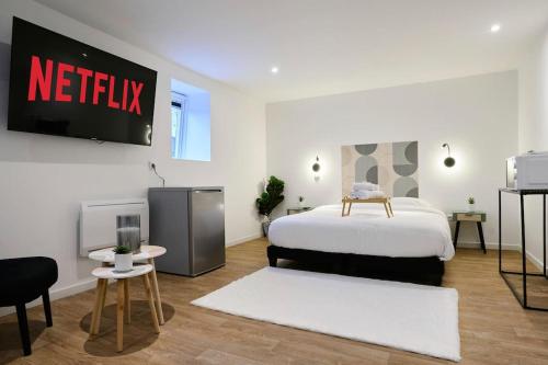 NG SuiteHome - Lille l Tourcoing l Haute - Duplex 4 pers - Balnéo - Netflix - Wifi
