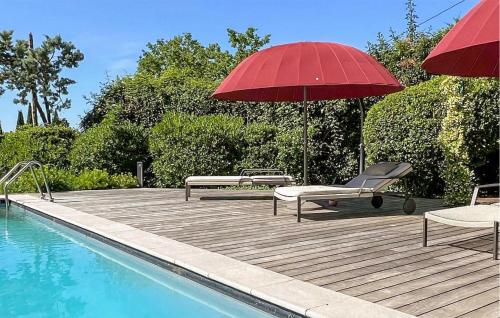 Lovely Home In Lussan With Outdoor Swimming Pool - Location saisonnière - Lussan