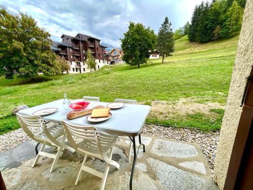 Superb studio Terrace Ski in Montchavin - Location saisonnière - La Plagne-Tarentaise