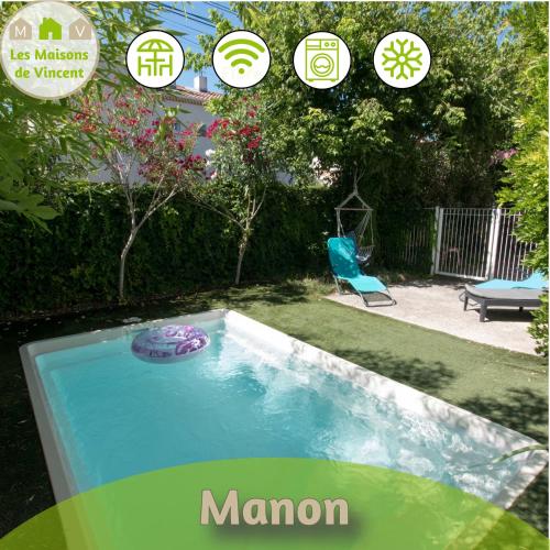 Maison Manon, Piscine - Clim - Jardin - Location saisonnière - Arles