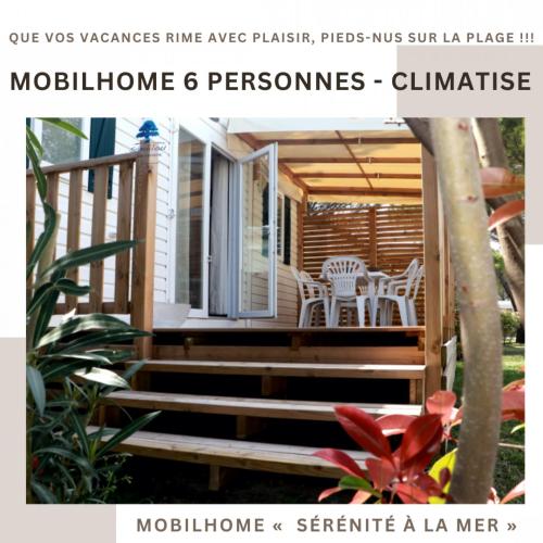 Mobilhome « Sérénité à la mer » - Camping - Sigean