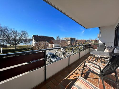 Möve in Überlingen, Deutschland