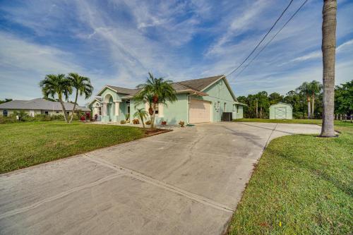 Port St Lucie Canal-Front Home with Private Pool!