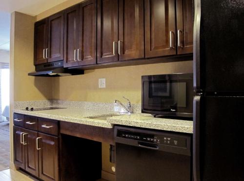 Кухня, Homewood Suites by Hilton Coralville  Iowa River Landing in Коралвил (Айова)