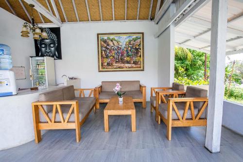 ล็อบบี้, บลู สกาย วิลล่า เซนินกัน (Blue Sky Villa Ceningan) in นูซา เจนิงัน