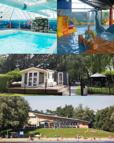 VakantieNoord, chalet 6p with veranda, located in Friesland, 5 stars camping on the lake in 9262ND Suameer