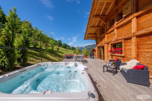Seadmed, Chalets des Aravis Kitz et Buhel avec Jacuzzi 12 et 15 personnes in Les Villards-sur-Thones (Rhone-Alpes)