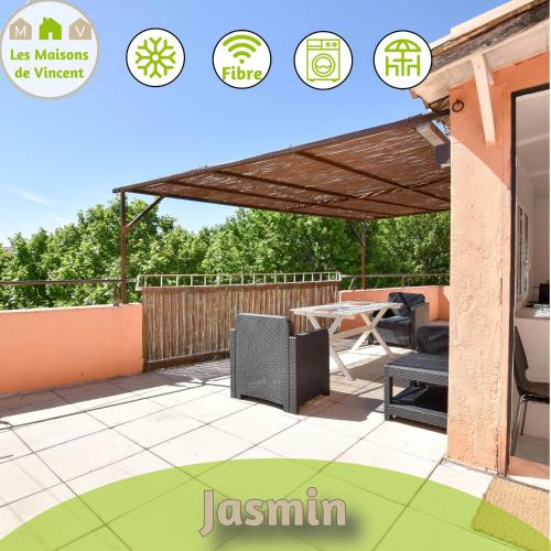 Jasmin, Clim - Terrasse - Location saisonnière - Arles