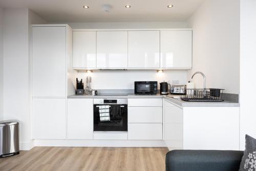 Modern 1 Apartment in Old Trafford near the stadium, Manchester (fotografie 3)