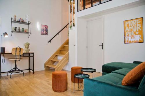 Modern Loft Saint Germain Luxembourg Odéon - Location saisonnière - Paris