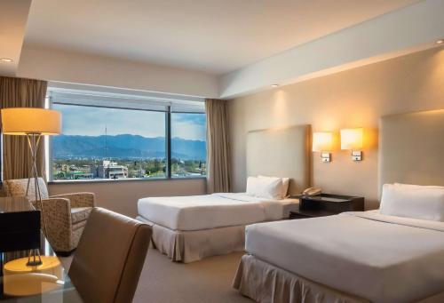 Executive Room with Two Double Beds and Mountain View