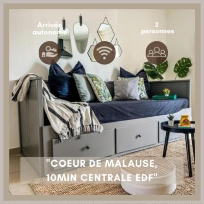 Le Gite 3 - Studio confort, 10min Golfech - Location saisonnière - Malause