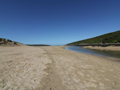 Exterior view, Little Beach Cabin in West Pentire
