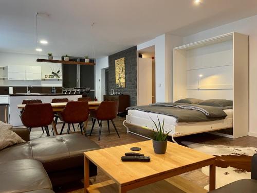 Apartment Leipzig Waldstraßenviertel Loft Terrasse, RedBull Arena, Lipsia (foto 6)