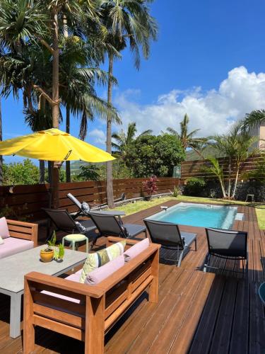 Maison avec piscine chauffée - 8 personnes - Sud Réunion - Location saisonnière - Saint-Joseph