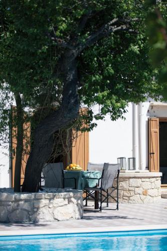 Floor plans, Silver Gem Villa with private pool in Nikiforos Fokas