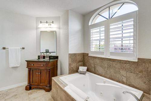 Luxe Waterfront Oasis with Dock, Heated Pool and Spa! in South Gulf Cove (FL)