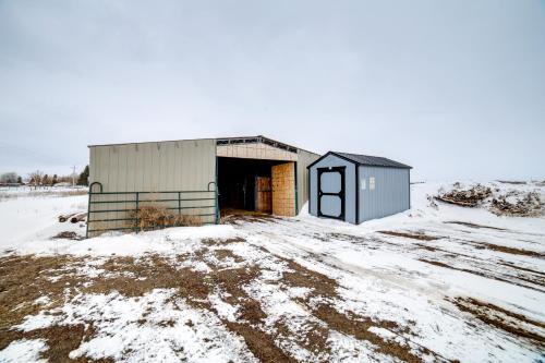 St Anthony Home with Horse Barn on 22 Acres!