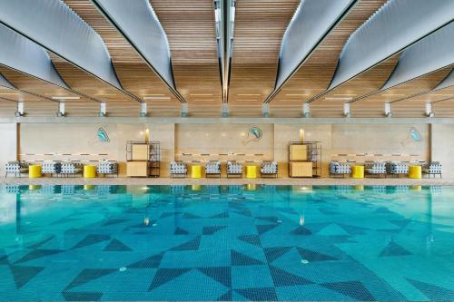 Swimming pool, Aloft Beijing Huairou in Huairou District