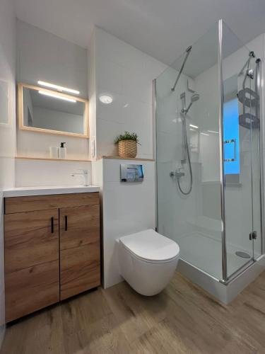 Vannas istaba, Apartament Jeziorna in Ocypel