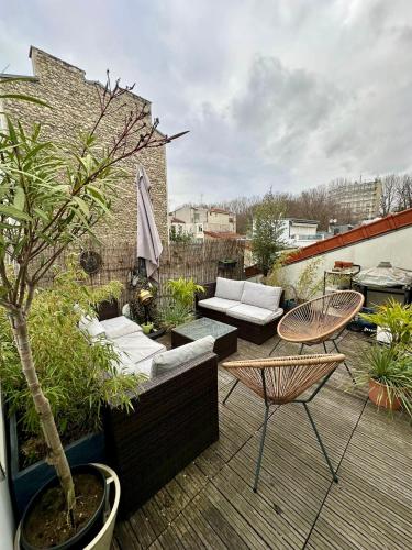 5P Chic Apt, Rooftop, Paris - Location saisonnière - Paris