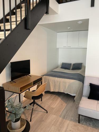 Loft apartment with lake Näsijärvi views