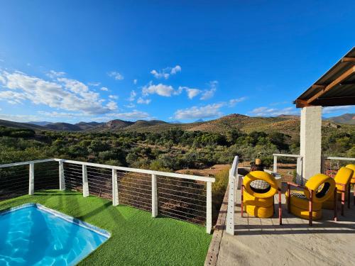 Peldbaseins, Zwartberg View Mountain Lodge in Dysselsdorp