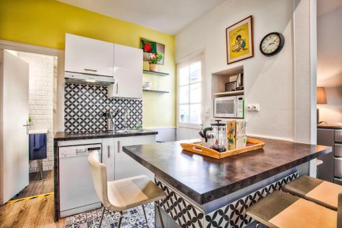 廚房, La Maison de Pêcheur de Ginette (La Maison de Pecheur de Ginette) in 卡布爾市中心