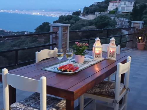 Restful Sea View House in Rodia - Location saisonnière - Gázion