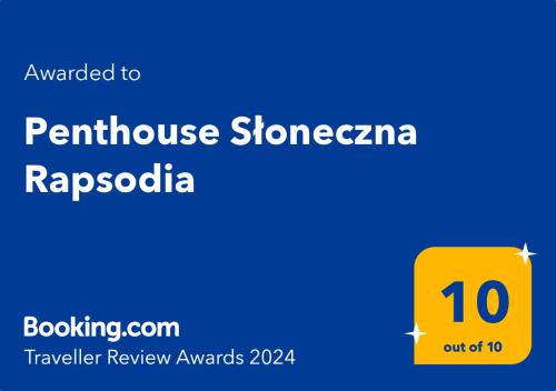 Penthouse Słoneczna Rapsodia - blisko Parku Zdrojowego - duży taras na dachu - piękny widok - winda - garaż