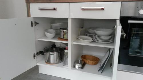 Konyha, Ferienwohnung Wassergasse in Kapellen-Drusweiler