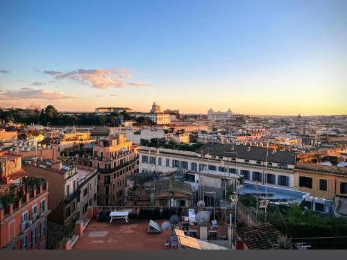 Spanish Steps Rome View, Roma