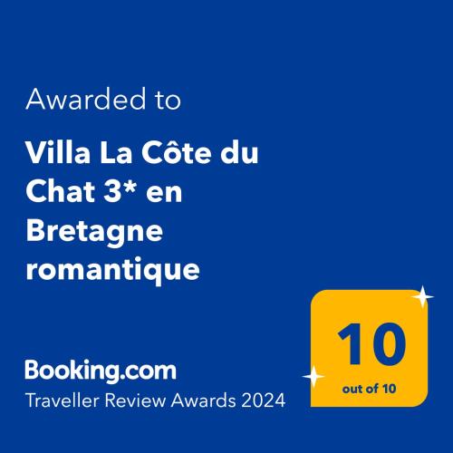 Villa La Côte du Chat 3* en Bretagne romantique